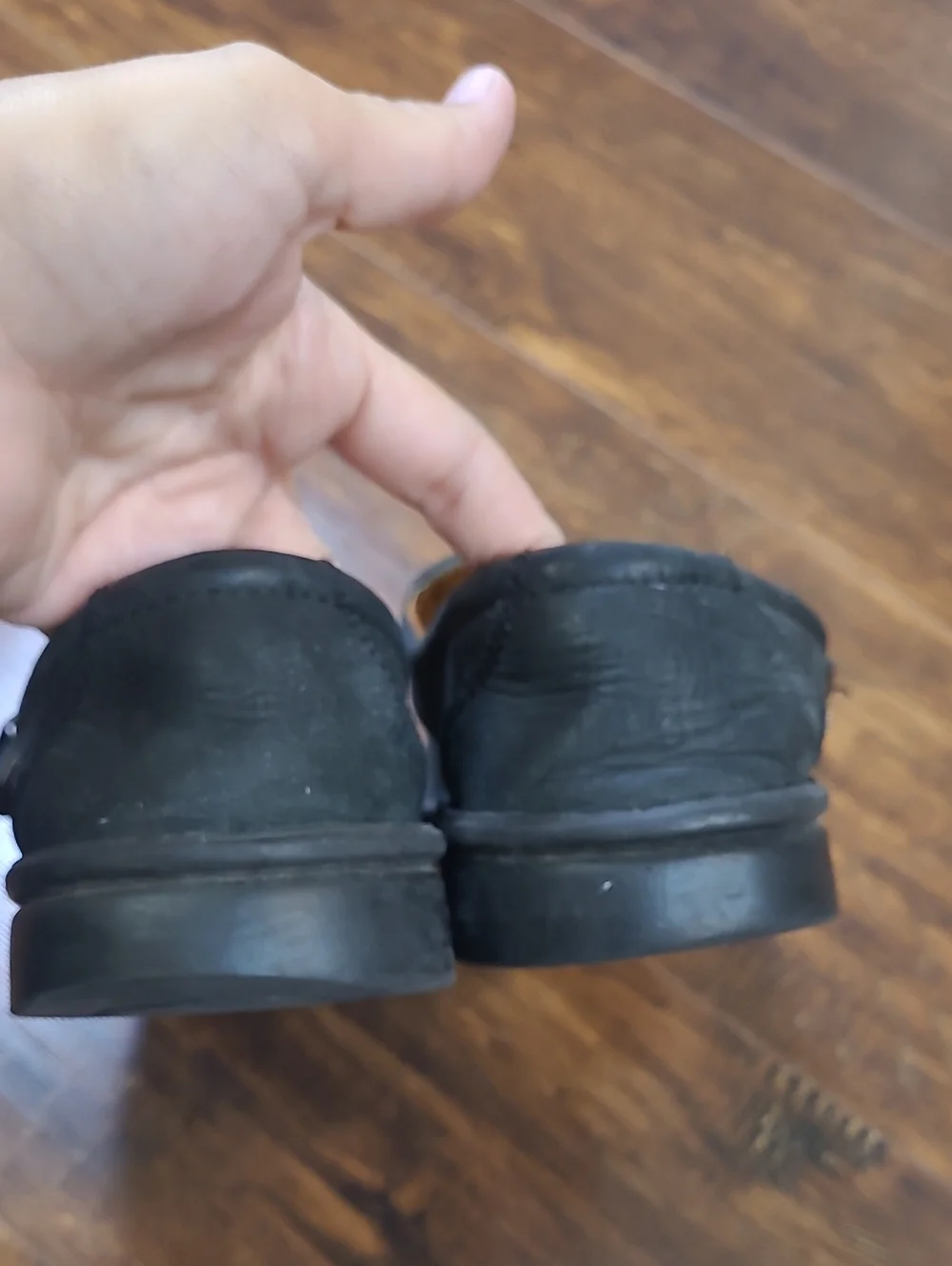 Josef Seibel Black Leather Mary Jane Shoes with Buckle Size 40 Or 9.5